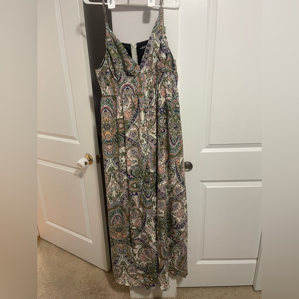 SHEIN Multicolor Paisley Maxi Dress